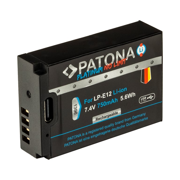 PATONA 1396 bateria do aparatu/kamery Litowo-jonowa (Li-Ion) 750 mAh