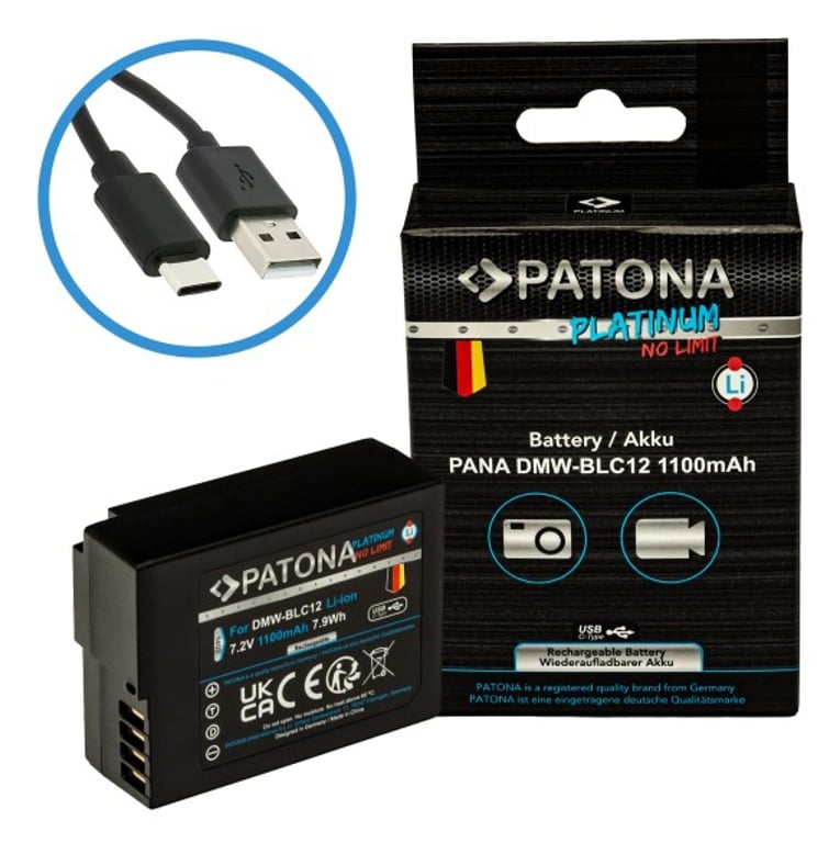 PATONA 1402 bateria do aparatu/kamery Litowo-jonowa (Li-Ion) 1100 mAh