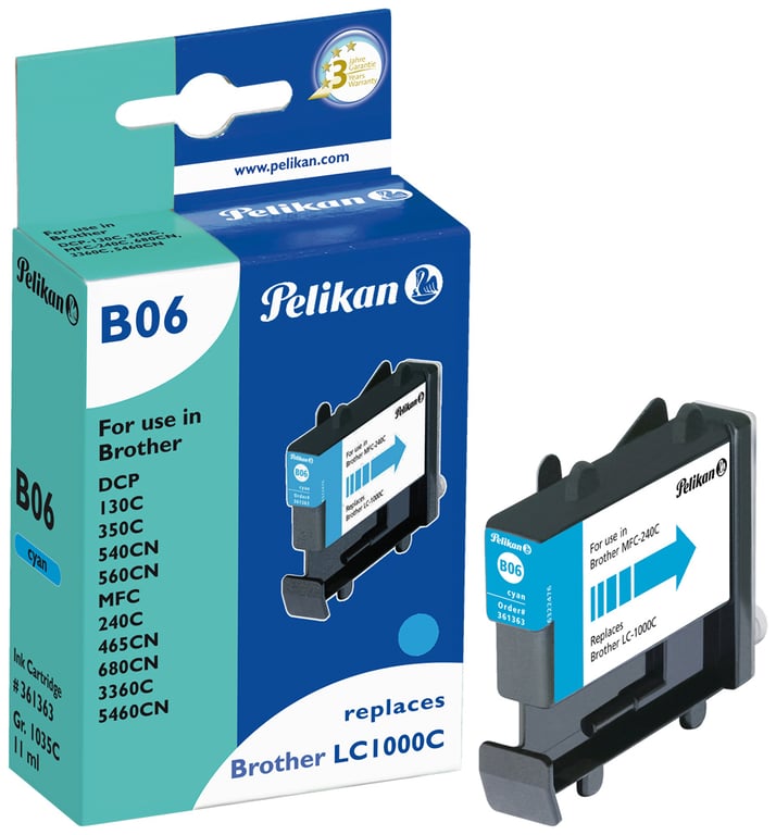Pelikan B06 nabój z tuszem 1 szt. Cyjan