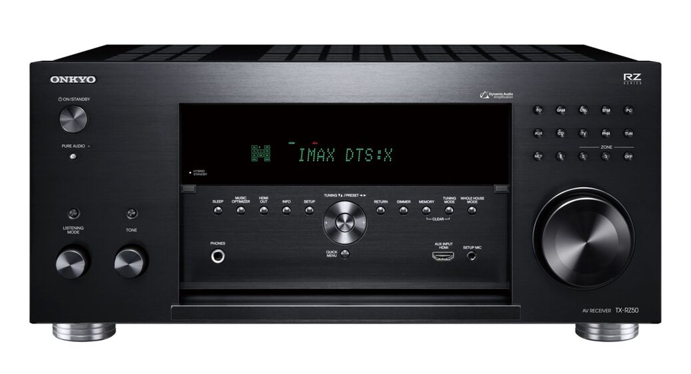 ONKYO TX-RZ50 amplituner AV 250 W 11.2 kan. Surround Kompatybilność 3D Czarny
