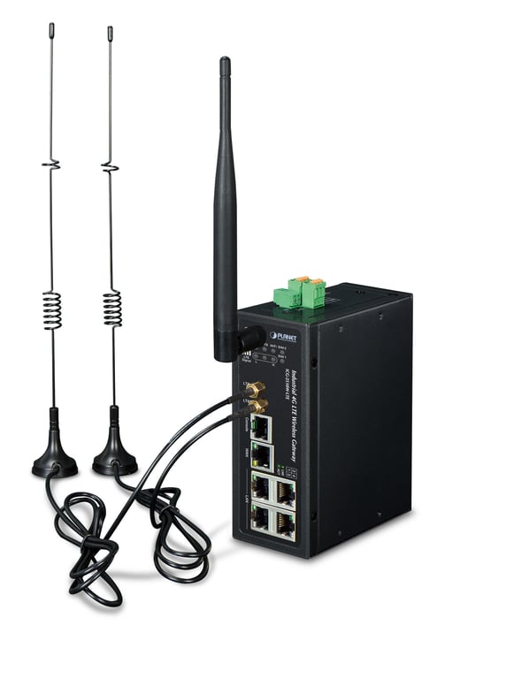 PLANET Industrial 4G LTE Cellular WL gateway/kontroler ICG-2510W-LTE-EU