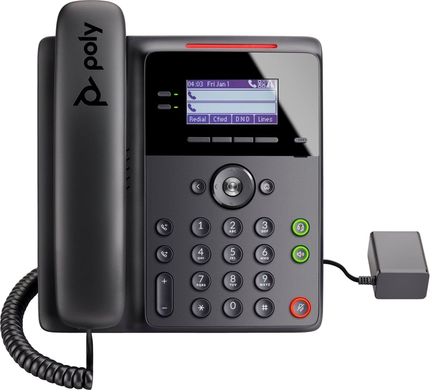 POLY Telefon IP Edge B30 z obsługą funkcji PoE