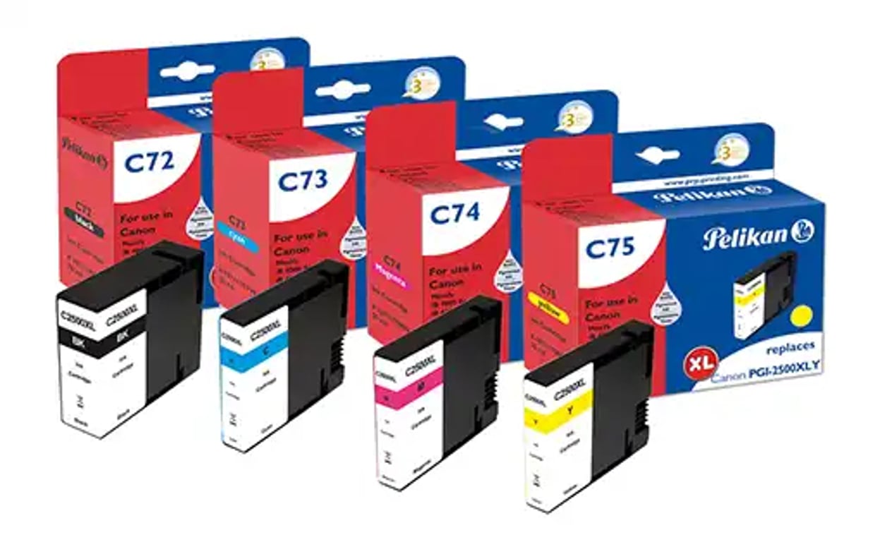 Pelikan 4950680 nabój z tuszem 4 szt. Zamiennik Czarny, Cyjan, Purpurowy, Żółty
