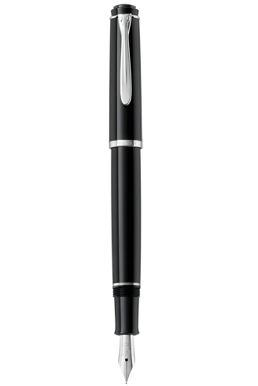 Pelikan Classic 205 wieczne pióro System napełniania nabojem Antracyt, Czarny 1 szt.