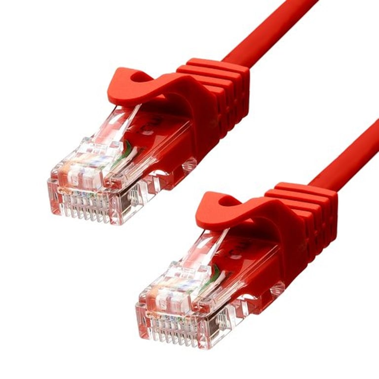 ProXtend 5UTP-07R kabel sieciowy Czerwony 7 m Cat5e U/UTP (UTP)