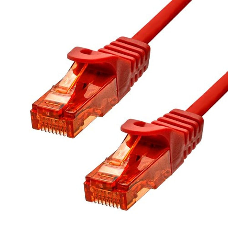 ProXtend 6UTP-05R kabel sieciowy Czerwony 5 m Cat6 U/UTP (UTP)