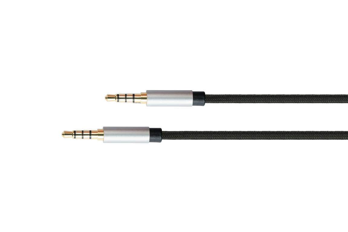 Python GC-M0227 kabel audio 1 m 3.5mm Czarny