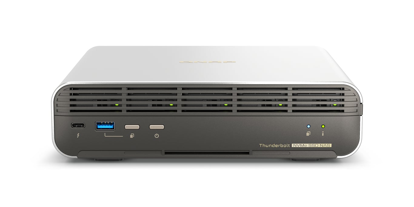QNAP TBS-H574TX-I3-12G serwer danych NAS Intel® Core™ i3 i3-1320PE 12 GB