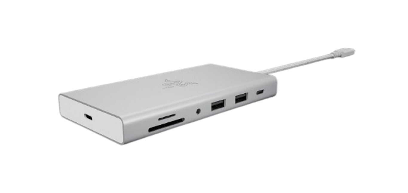 Razer USB-C Dock Przewodowa USB 3.2 Gen 1 (3.1 Gen 1) Type-C Aluminium