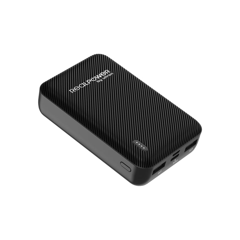RealPower PB-10000 SE Litowo-polimerowy (LiPo) 10000 mAh Czarny