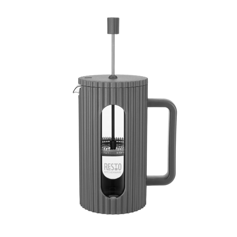 Resto Kitchenware 90535 ręczny ekspres do kawy Zaparzacz do kawy/herbaty French Press 1 l Szary