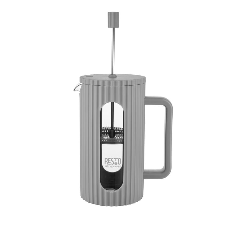 Resto Kitchenware 90533 ręczny ekspres do kawy Zaparzacz do kawy/herbaty French Press 1 l Szary