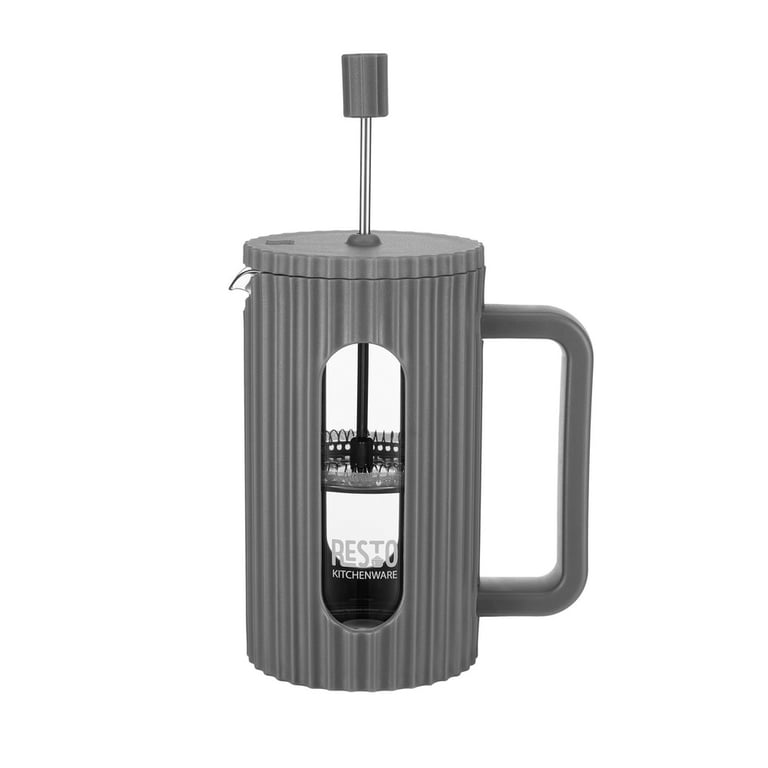 Resto Kitchenware 90534 ręczny ekspres do kawy Zaparzacz do kawy/herbaty French Press 0,6 l Szary