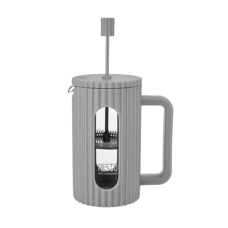 Resto Kitchenware 90532 ręczny ekspres do kawy Zaparzacz do kawy/herbaty French Press 0,6 l Szary