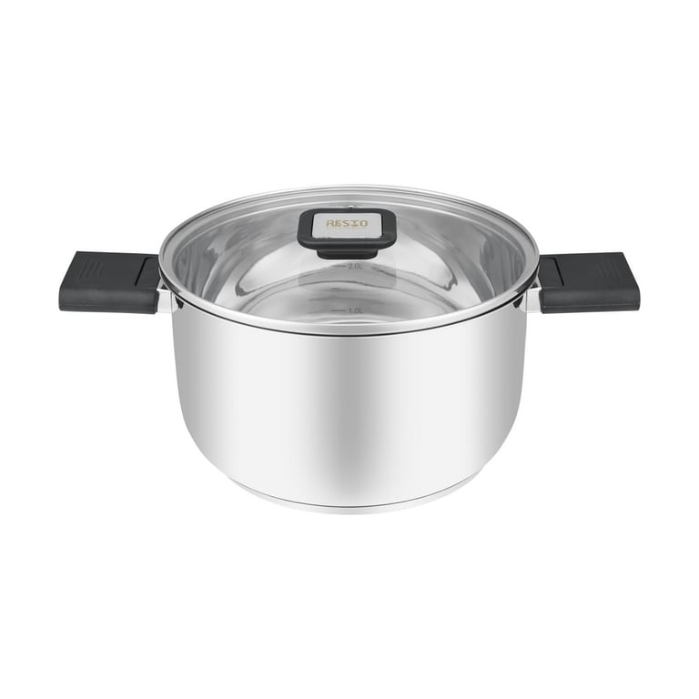 Resto Kitchenware Anser 3,2 l Okrągły Czarny, Stal nierdzewna