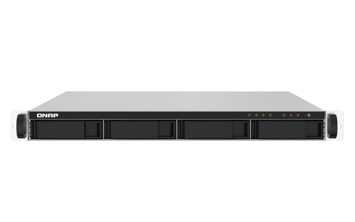 QNAP TS-432PXU-RP NAS Rack (1U) Annapurna Labs Alpine AL-324 2 GB DDR4 0 TB Czarny