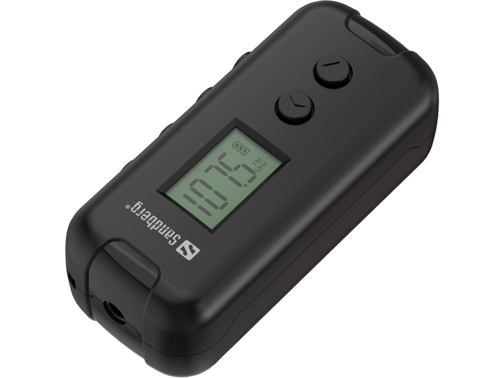 Sandberg Pocket Radio FM for AAA battery Przenośny Czarny