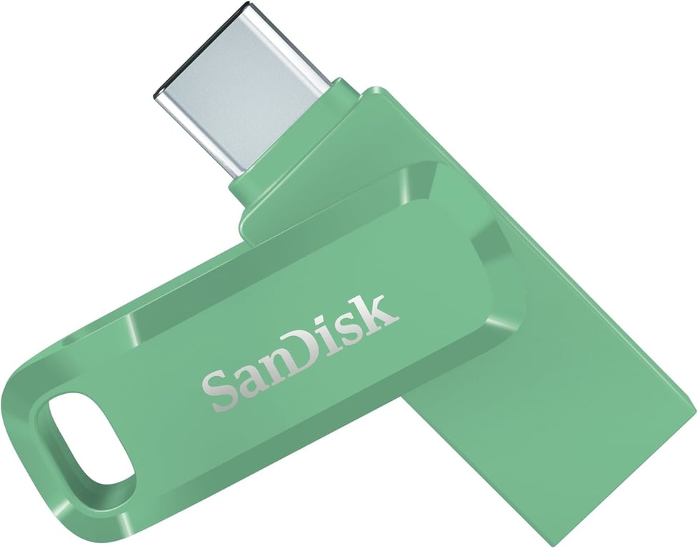 SanDisk Ultra Dual Drive Go USB 256GB USB Type-A / USB Type-C 3.2 Gen 1 (3.1 Gen 1) Zielony SDDDC3-256G-G46AG