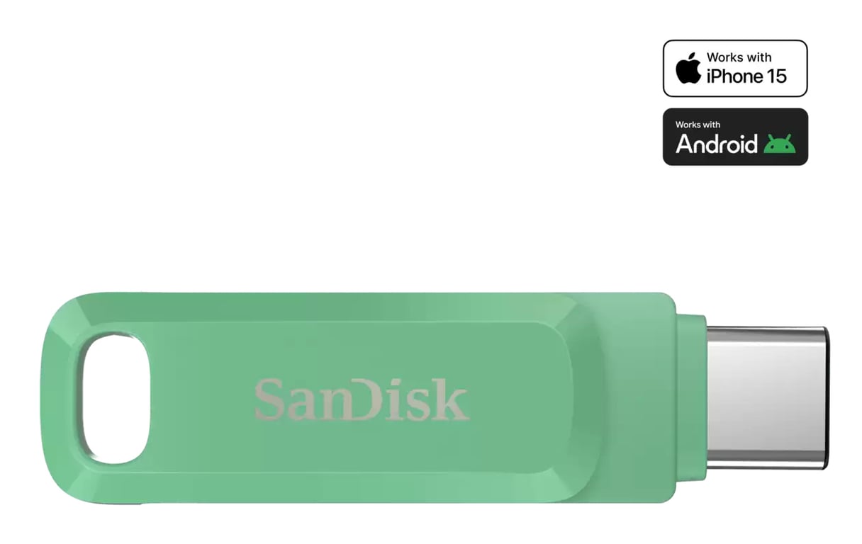 SanDisk Ultra Dual Drive Go 1 TB USB Type-C 3.2 Gen 1 (3.1 Gen 1) Zielony SDDDC3-1T00-G46AG