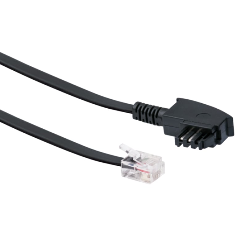 Schwaiger 3.0m RJ-12 - TAE-F 3 m Czarny