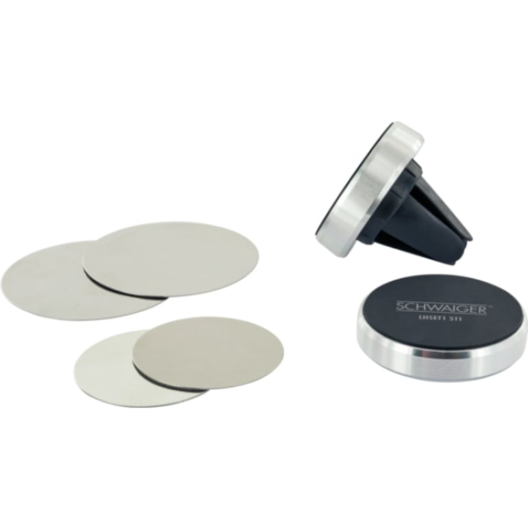 Schwaiger LHSET1 511 uchwyt Uchwyt pasywny Telefon komórkowy/Smartfon Czarny, Srebrny