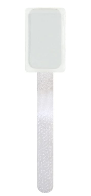 Schwaiger KMBS2010 nieprzylepne etykiety 10 szt. Biały Prostokąt