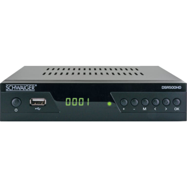 Schwaiger DSR500HD set-top box (dekoder STB) Kabel. Full HD Czarny