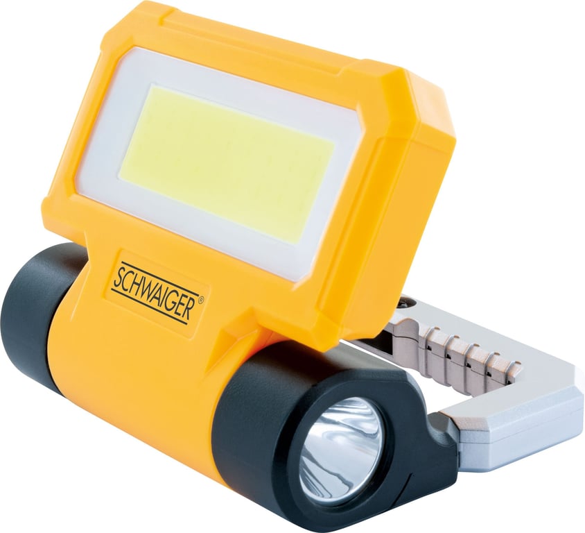Schwaiger WL213 oświetlenie robocze LED 6 W Czarny, Srebrny, Żółty
