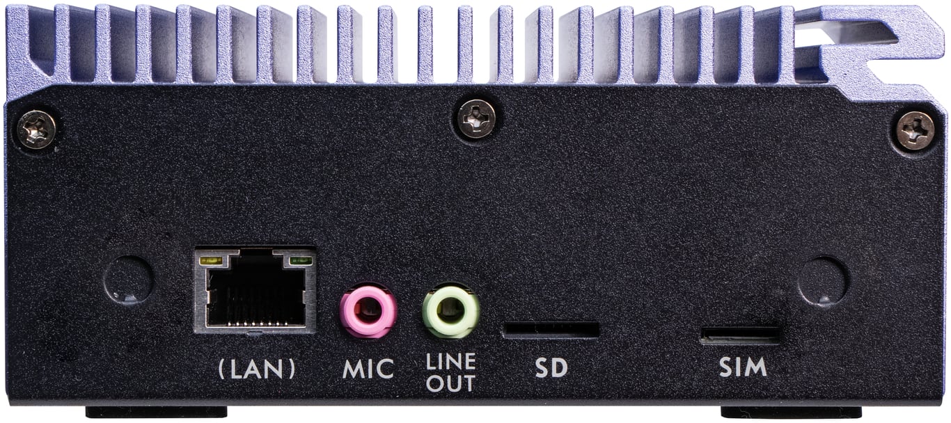 Shuttle Edge PC SPCEL12 Wielkość PC 0.46L Czarny, Niebieski J6412 Intel SoC BGA 1493 2 GHz