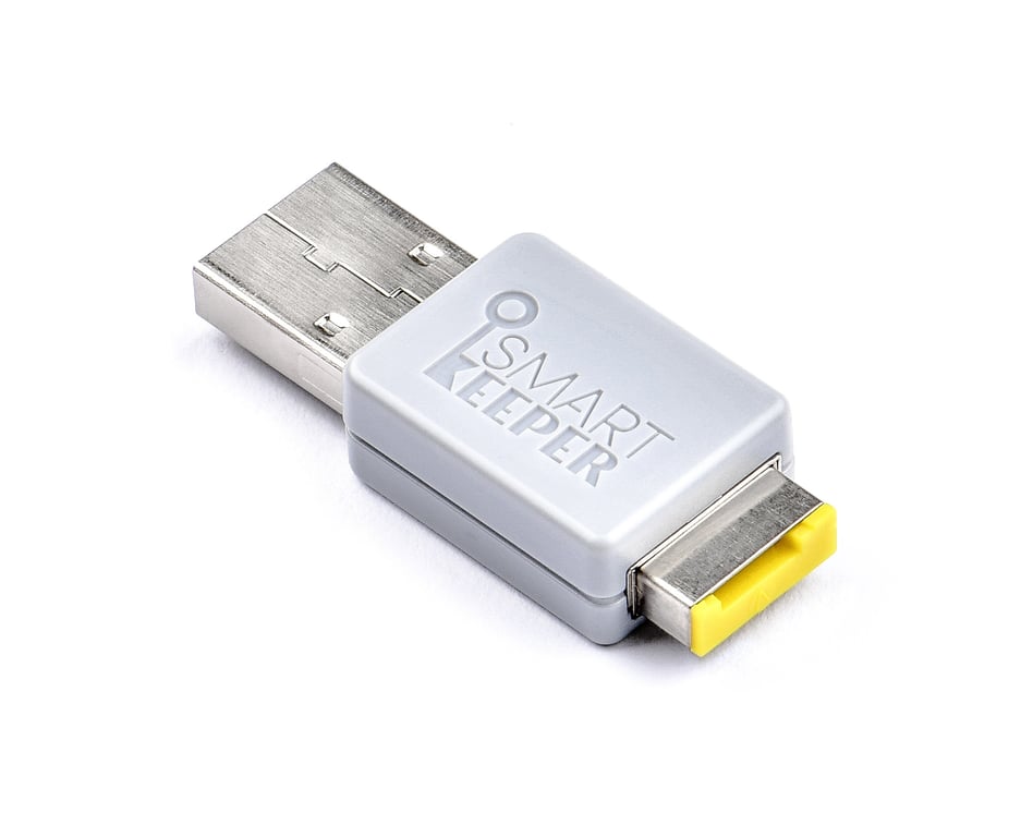 Smartkeeper OM03YL bloker portów Blokada portu MicroSD card, USB Typu-A Żółty 1 szt.