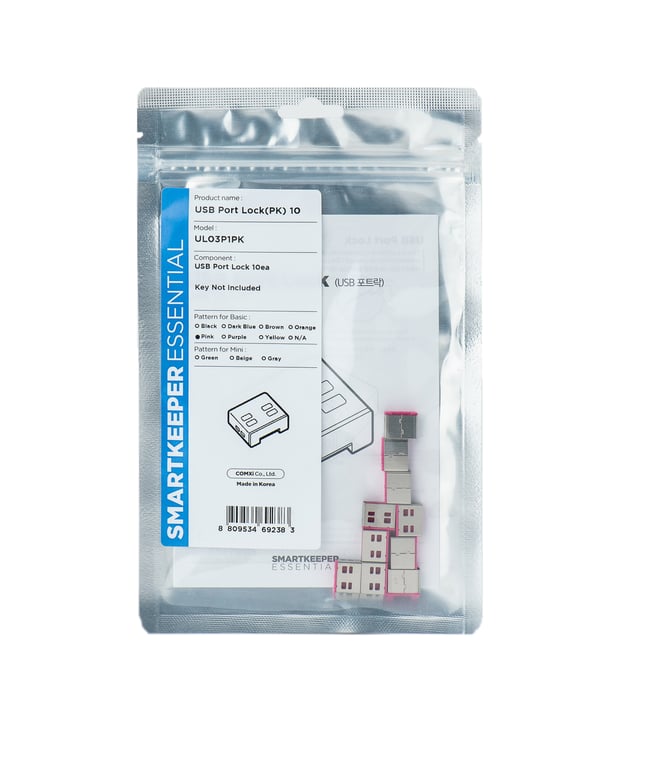 Smartkeeper UL03P1PK bloker portów Blokada portu USB Typu-A Różowy 1 szt.