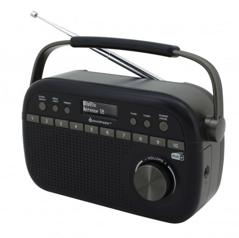 Soundmaster DAB280 Przenośny Analogowe i cyfrowe Czarny