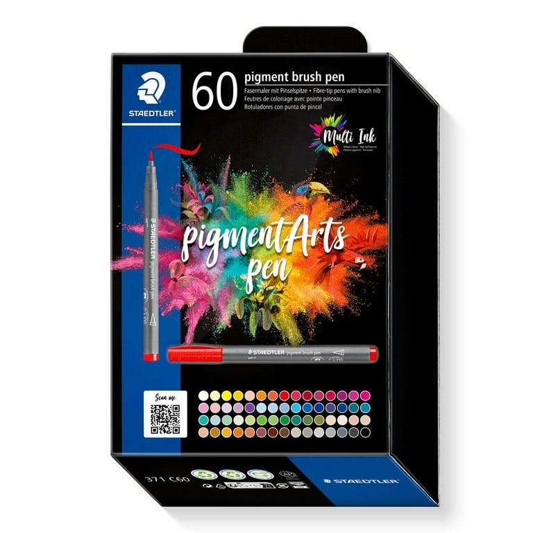 Staedtler Pigment Arts Pen mazak Wielobarwny 60 szt.