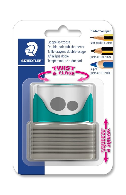 Staedtler 513 007 Temperówka ręczna Szary, Benzynowy