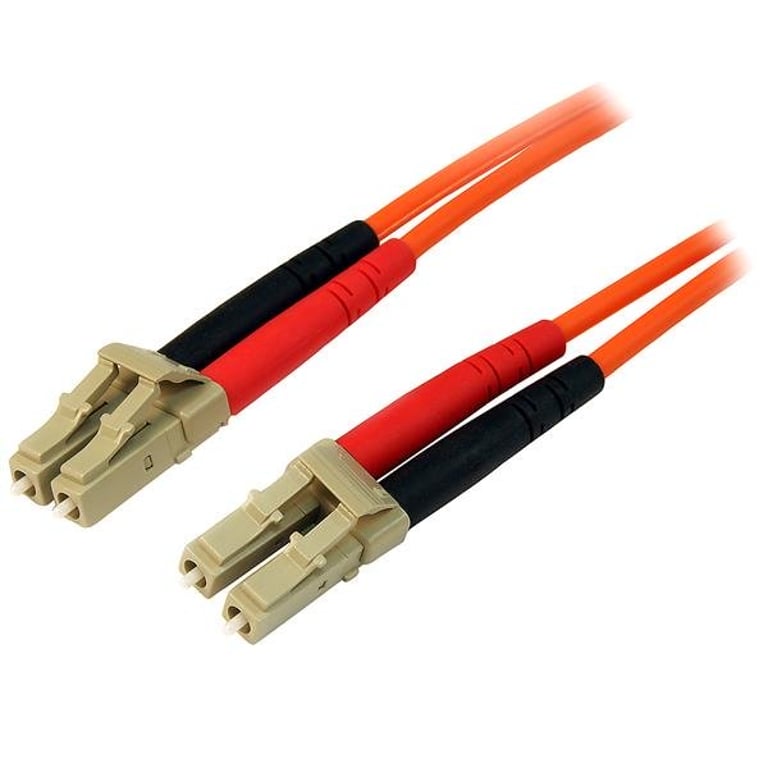 StarTech 50FIBLCLC2 kabel optyczny 2 m LC OM2 Pomarańczowy