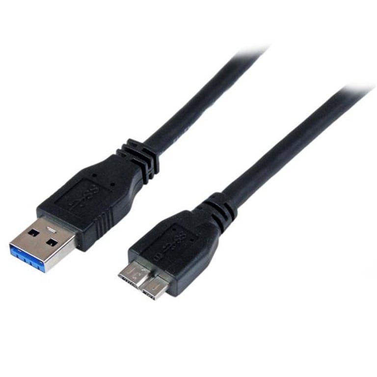 StarTech USB3CAUB1M kabel USB 1 m USB 3.2 Gen 1 (3.1 Gen 1) USB A Micro-USB B Czarny
