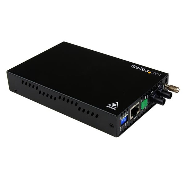 StarTech ET90110ST2 konwerter sieciowy 200 Mbit/s 1310 nm Multifunkcyjny Czarny