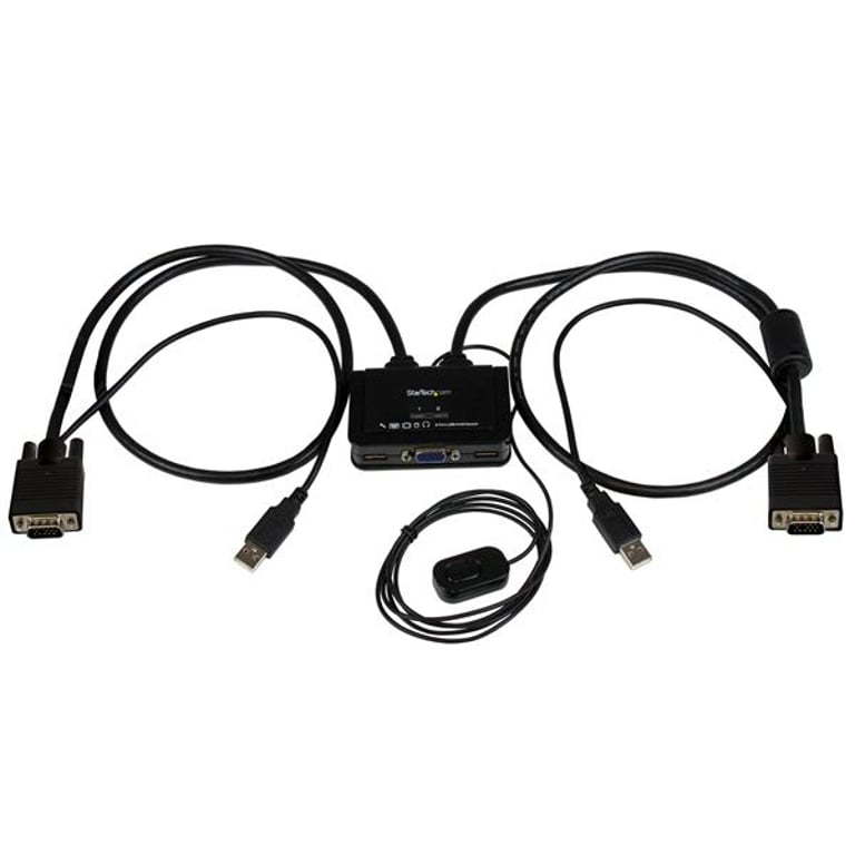StarTech SV211USB przełącznik KVM Czarny