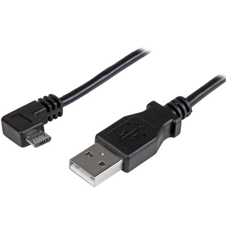 StarTech USBAUB2MRA kabel USB 2 m USB 2.0 USB A Micro-USB B