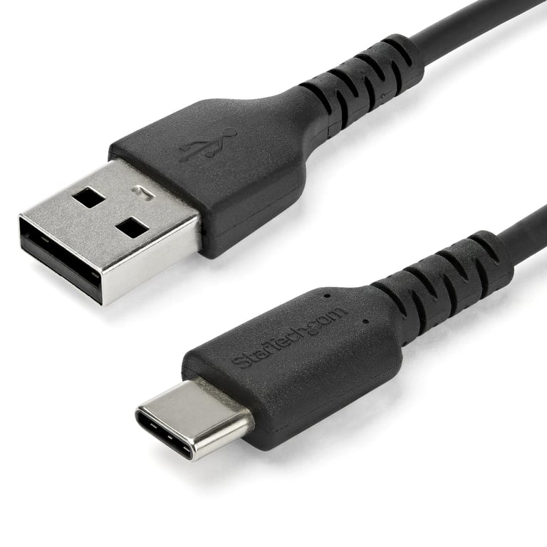 StarTech RUSB2AC2MB kabel USB 2 m USB 2.0 USB A USB C Czarny