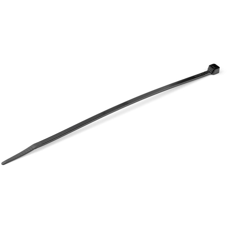 StarTech CBMZT8B opaska kablowa Zwalniana opaska kablowa Nylon, Plastik Czarny 100 szt.