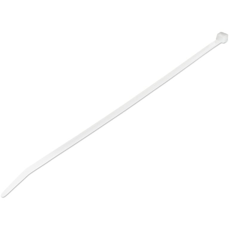 StarTech CBMZT10NK opaska kablowa Zwalniana opaska kablowa Nylon, Plastik Biały 1000 szt.