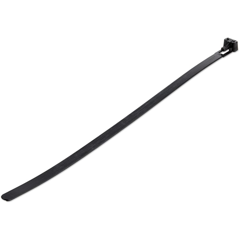 StarTech CBMZTRB10BK opaska kablowa Zwalniana opaska kablowa Nylon, Plastik Czarny 1000 szt.