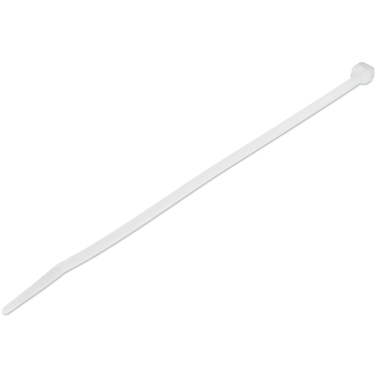 StarTech CBMZT8NK opaska kablowa Zwalniana opaska kablowa Nylon, Plastik Biały 1000 szt.