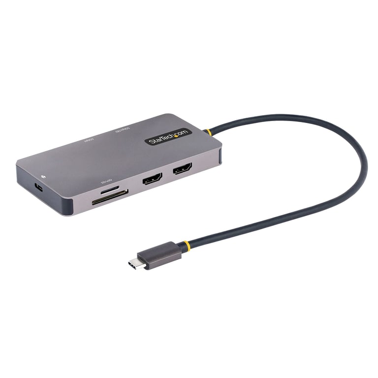 StarTech 120B-USBC-MULTIPORT stacja dokująca Przewodowa USB 3.2 Gen 1 (3.1 Gen 1) Type-C Szary