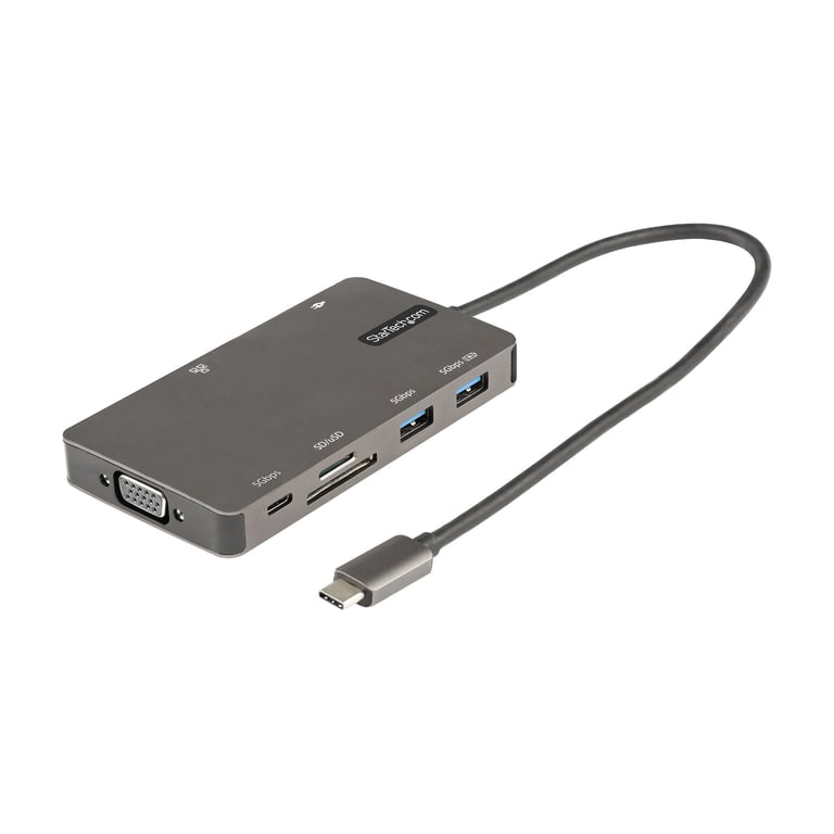 StarTech DKT30CHVSDPD stacja dokująca Przewodowa USB 3.2 Gen 1 (3.1 Gen 1) Type-C Szary
