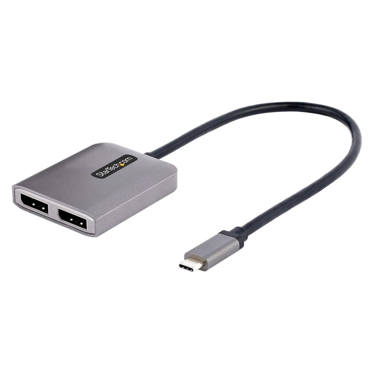StarTech MST14CD122DP zewnętrzna karta graficzna usb 4096 x 2160 px Szary