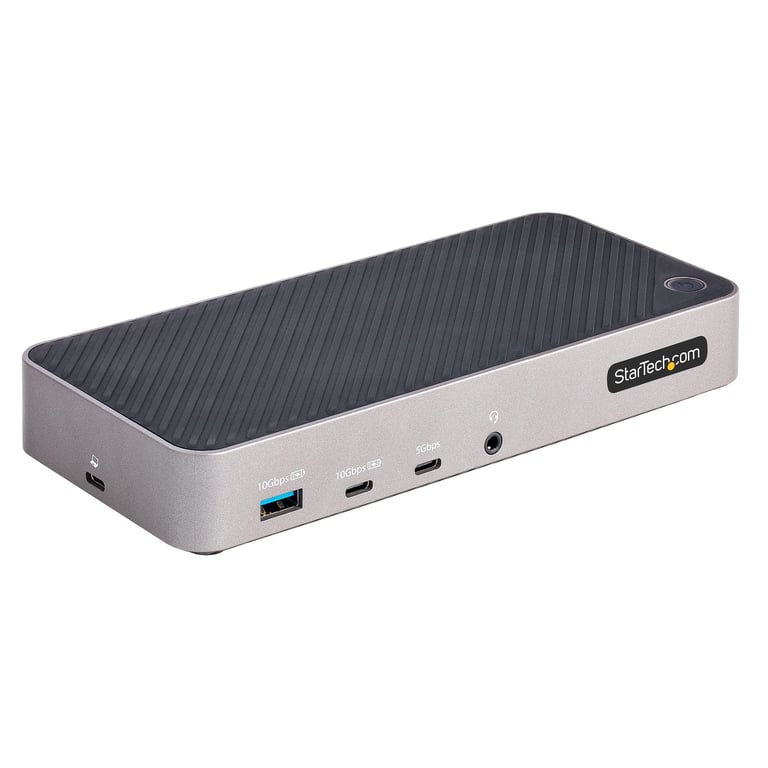 StarTech 116E-USBC-DOCK stacja dokująca Przewodowa USB 3.2 Gen 2 (3.1 Gen 2) Type-C Szary, Srebrny