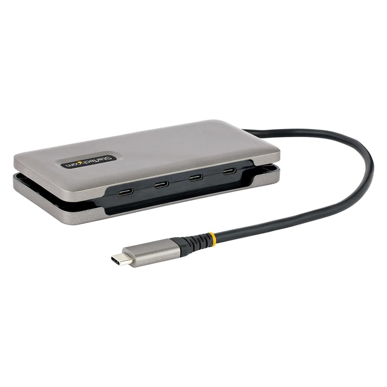 StarTech HB31CM4CPD3 stacja dokująca Przewodowa USB 3.2 Gen 2 (3.1 Gen 2) Type-C Szary