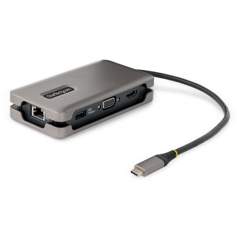 StarTech DKT31CVHPD3 stacja dokująca Przewodowa USB 3.2 Gen 2 (3.1 Gen 2) Type-C Szary